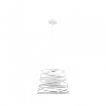 Pendul Instar Alb+Crom 1xE27 40W
