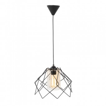 Pendul Kontes Negru 1xE27 60W