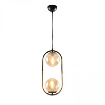 Pendul Monet 2XE27, negru antic