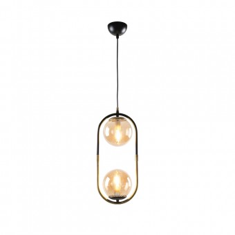Pendul Monet 2XE27, negru antic, Oktay