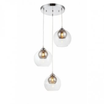Pendul Triple Bell Crom 3xE27 60W