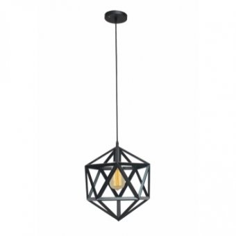 Pendul Zirko 1xE27 60W Negru