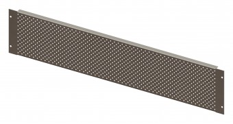 Perforated Mounting Plate width 640mm, 3 Modul Heights