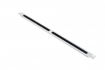 Perie intrare cablu, 19”, 0.5U, RAL7035