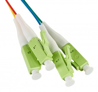 Pigtail FO LC, 50/125µm OM5, 2.0m, Easy Strip, 4pcs