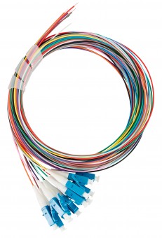 Pigtail FO LC, 9/125µm OS2, 2.0m, Easy Strip, 12pcs