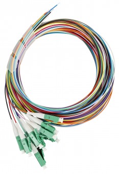 Pigtail FO LC/APC, 9/125µm OS2, 2.0m, Easy Strip, 12pcs