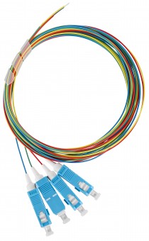 Pigtail FO SC, 9/125µm OS2, 2.0m, Easy Strip, 4pcs