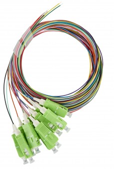 Pigtail FO SC/APC, 9/125µm OS2, 2.0m, Easy Strip, 12pcs