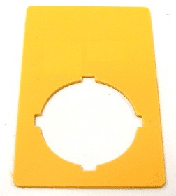 Placa atentionare buton avarie 33x50mm gol
