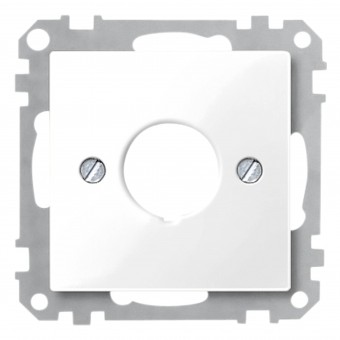 Placa centrala pt. comanda si semnalizare, d = 22.5mm, alb