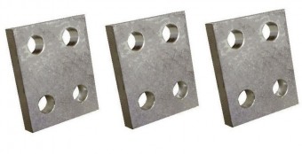 Placa conexiune cu 2 gauri, pt. MC4, 3poli
