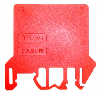 Placa de separare circuite DFU5, rosu, pentru CBD.25 - 50