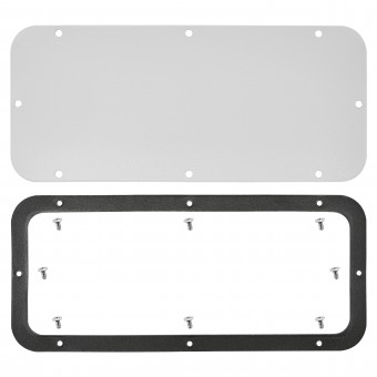 Placa de trecere plina tip C, decupare L300 A190mm