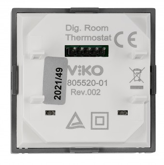 Placa frontala pt. termostat EV103009, digital, antracit