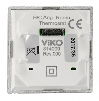 Placa frontala termostat incalzire/racire, analog, antracit