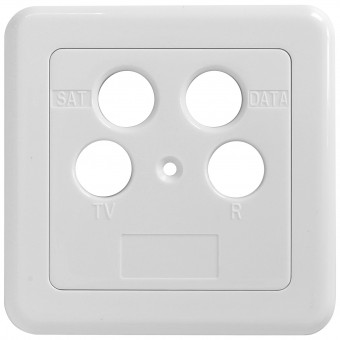 Placa SAT 4-Porturi pt. HSATD4DA--, 75x75mm, SZU 2-12