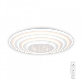Plafoniera Abys LED 120W 3CCT cu telecomanda, alb, Erste