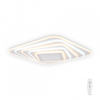 Plafoniera Charm LED 140W 3CCT cu telecomanda, alb, Erste