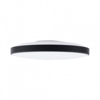 Plafoniera Dars LED 18W 4000K 25cm IP54, negru, Erste