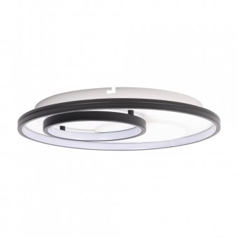 Plafoniera Isis LED 65W IP20, negru, Erste