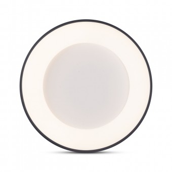 Plafoniera Lind LED 32W 4000K IP20, negru, Erste