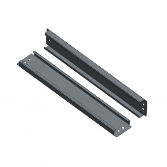 Plinth front and rear part W=600 H=100mm stainless steel