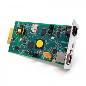 Plug in board to connect UPS to IP-network (SNMP-Ad.)