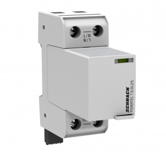 POWERTEC P 50kA +H, T1S-50-275, 1+0, pluggable