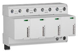 POWERTEC PF 25kA +H, T1 275, 4+0, pluggable, integr. fuse