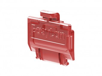 preLink/fixLink Dust Cover Red (transparent) 50 pcs.