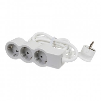 Prelungitor 3 prize Schuko 3x1,5mm² 3m alb-gri – LEGRAND | 694559