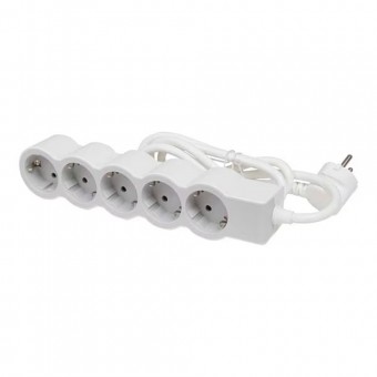 Prelungitor 5 prize Schuko 3x1,5mm² 5m alb-gri – LEGRAND | 694571