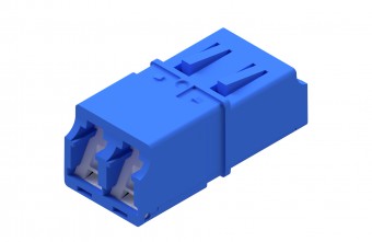 Premium LC-Duplex Coupling SM Polymer Ceramic case blue