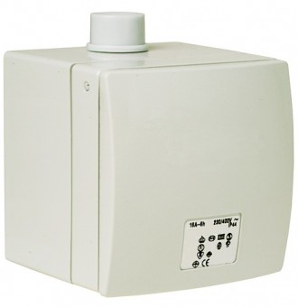 Priza CEE cu montaj mural, 16A, 5p, 400V, IP44