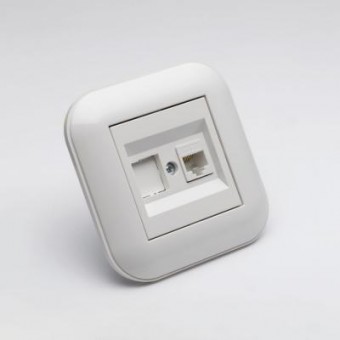 Priza date RJ45 Cat6 alb Loft - OVIVO | 404-010301-229