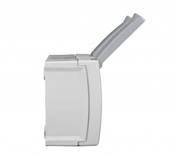 Priza dubla cu pin PE, montaj oriz., conex el. IP54