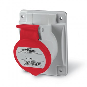 Priza industriala fixa 3P+E 16A 380-415V IP44 – SCAME | 413.1666