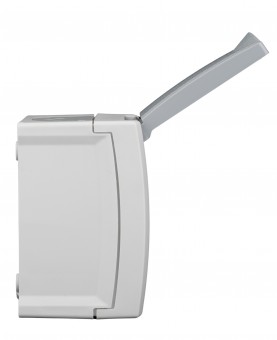 Priza PT cu pin PE, conexiune elastica, IP54