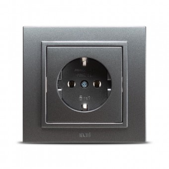 Priza Schuko 16A fume Zena - ELBI