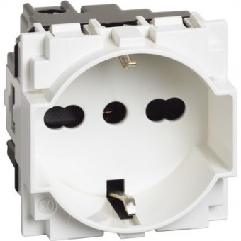 Priza Schuko 2M 16A alb Living Now – LEGRAND | KW4140A16