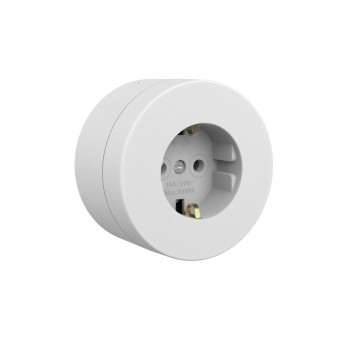 Priza Schuko aplicata 16A IP54 gri Xone - OVIVO | 406-010000-217