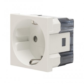 Priza Schuko protectie copii 2M 16A bej mat Moda Voice – ELBI