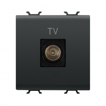 Priza TV capat 2M negru Chorus – GEWISS | GW12367