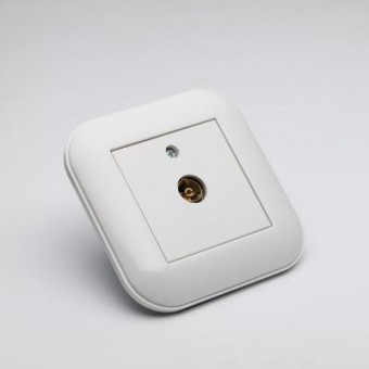 Priza TV intermediara alb Loft - OVIVO | 404-010301-224