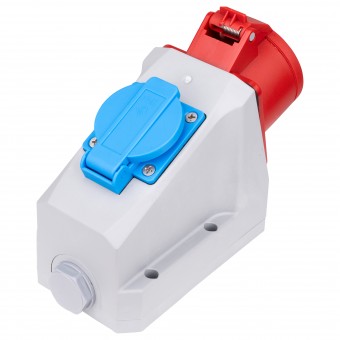 Prize CEE combinate, montaj mural, 16A 400V IP44, precablate