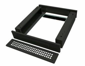 Profil latime soclu perf. 600mm DS/DSZ/DSS, negru RAL9005