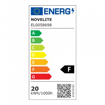 Proiector LED SMD Slim 20W CW Negru