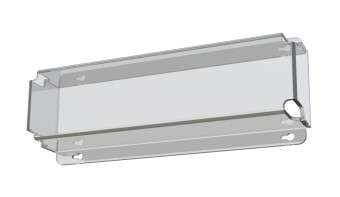 Protect.minge plexi glas lxwxd=370x140x77mm