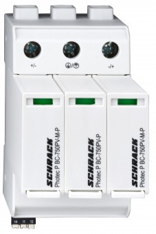 PV Surge Arrester Cl. I+II, 1500VDC, Itotal12.5, Iimp6.25+RC